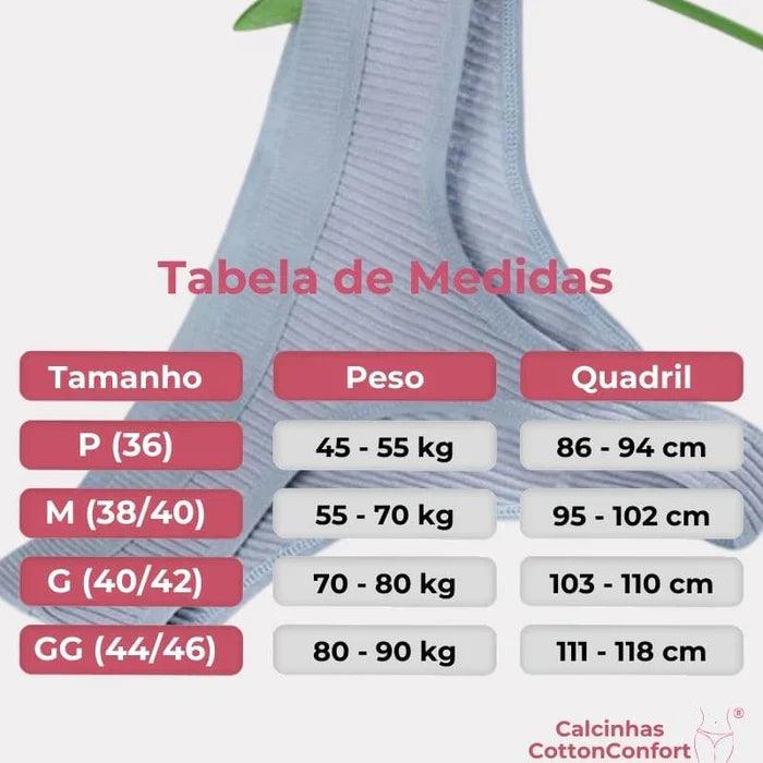 [COMPRE 6 LEVE 10] Calcinha CottonConfort Buzz - FRETE GRÁTIS
