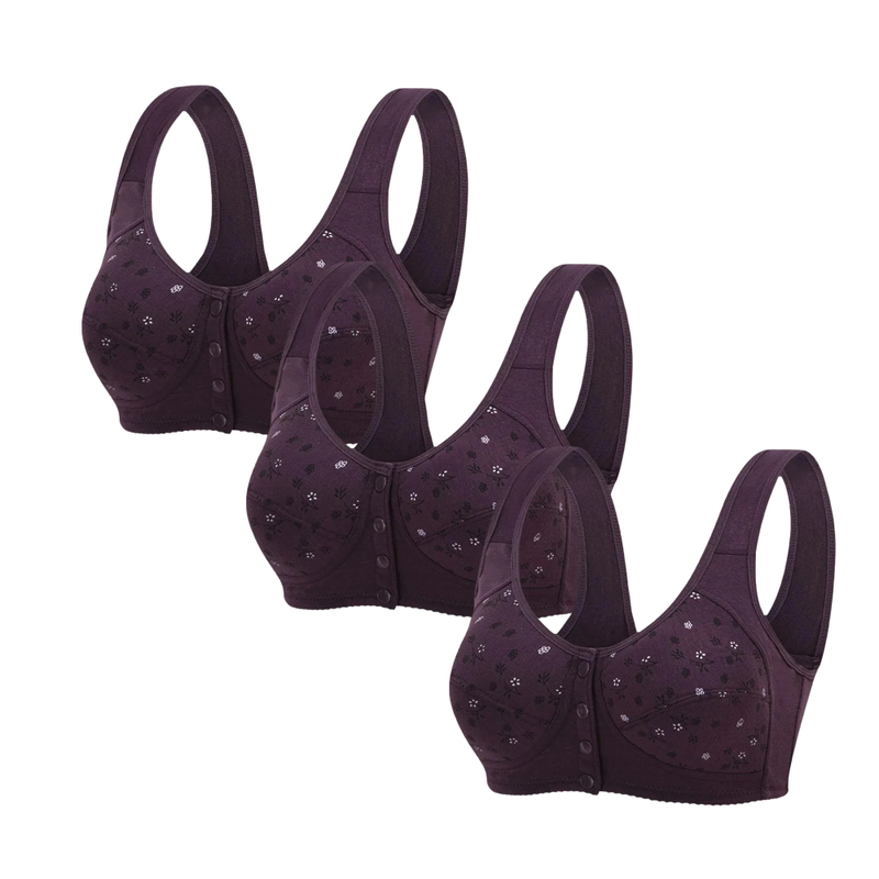 [COMPRE 2 LEVE 3] Sutiã Flora - Abertura Frontal - PROMO BUZZ 🌸